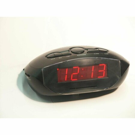 SONNET INDUSTRIES 0.9 in. LED Radio Clock with Aux Cord SO460609